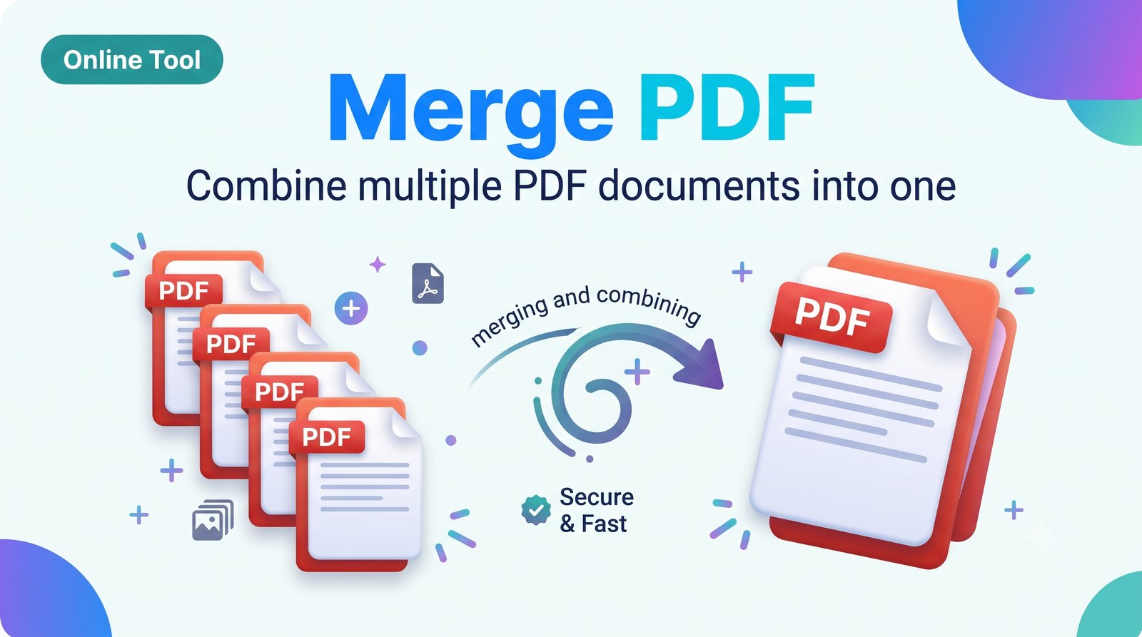 Merge PDF – Combine Multiple PDF Files into One Online Free