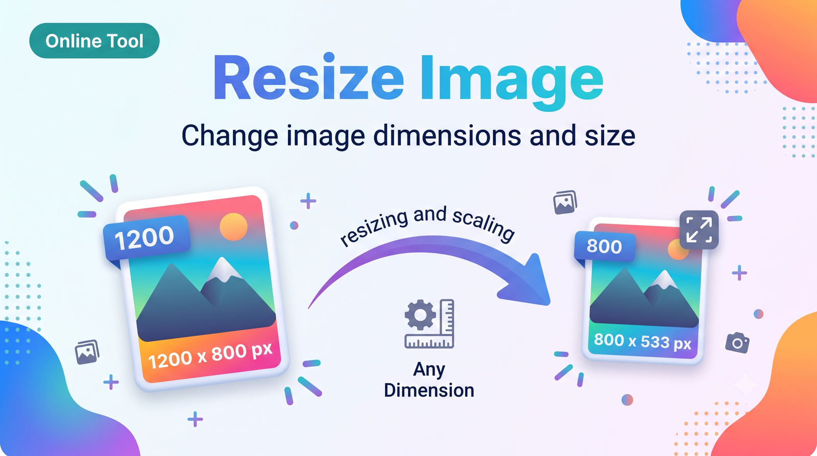 Image Resizer – Resize Photos by Pixels, Percentage or KB Online Free
